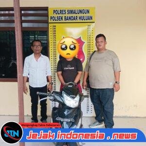 Polsek Bandar Huluan Amankan Tersangka Pencurian Ranmor Kakaknya Sendiri, Motif Ekonomi Nekat Gadaikan Motor
