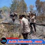 Karhutla Hanguskan 5 Hektare Lahan di Mamasa, Polisi dan Damkar Berjibaku Padamkan Api