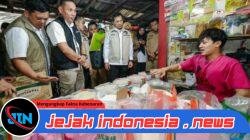 Satgas Pangan Polda Jatim Sidak Pasar Pucang, Usut Beras Premium di Atas HET