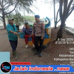 Satpolairud Polresta Banyuwangi Gelar Patroli Dialogis di Pesisir Satelit Palodem, Nelayan Diimbau Utamakan Keselamatan