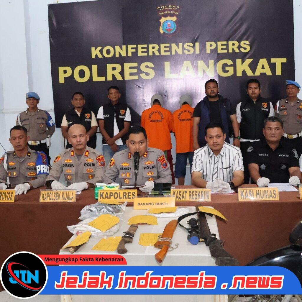 Polisi Ungkap Kasus Pembunuhan di Kuala, Dua Terduga Pelaku Diamankan
