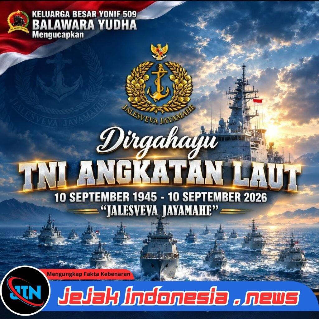 Keluarga Besar Yonif 509/Balawara Yudha Ucapkan Dirgahayu TNI AL ke-81