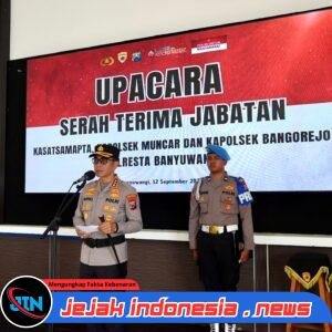 *Penyegaran Organisasi, Sejumlah Pejabat Polresta Banyuwangi Berganti Posisi*