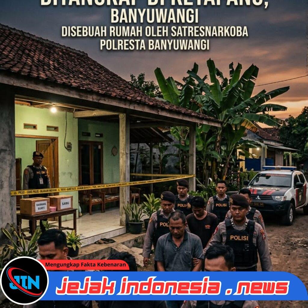 Diduga Residivis Peredaran Sabu di Ketapang Banyuwangi Diamankan, Polisi Sita 13 Paket Sabu dan Uang Rp70 Juta