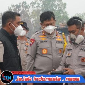 Polda Kalteng Gunakan X-Fire Aslog Mabes Polri untuk Padamkan Bara Karhutla di Lahan Gambut