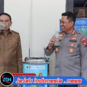*Polresta Malang Kota Sediakan Anjungan Air Minum Gratis, Naikkan Standar Pelayanan Publik*