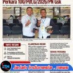 Jelang Sidang Perdana, MNA Law Office Cabut Pendampingan Perkara 100/Pdt.G/2026
