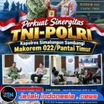 Perkuat Sinergitas TNI-Polri, Kapolres Simalungun Sambangi Makorem 022/Pantai Timur