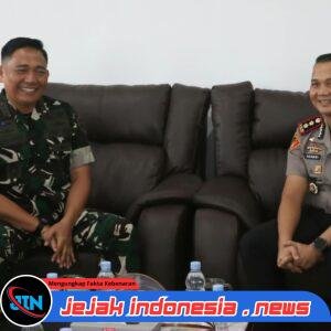 Kapolres Simalungun Jalin Silaturahmi dan Perkuat Sinergitas TNI-Polri di Mako Brigif TP 036/Harajaon Marpitu