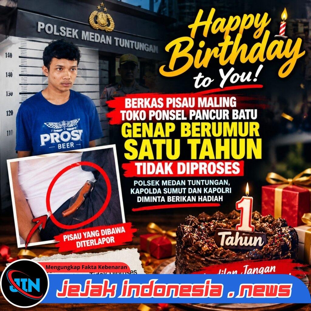 Maling Semakin Terdepan, Berkas Pisau Satu Tahun Mengeram dan Hari Ini Barulang Tahun Ke Satu