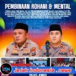 Pembinaan Rohani dan Mental, Kapolres dan Wakapolres Jember Tekankan Penguatan Spiritual Personel