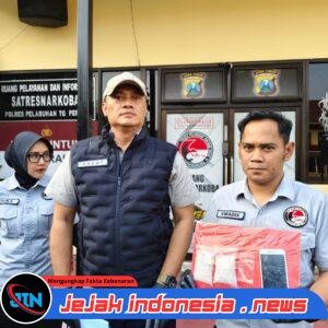 *Polres Pelabuhan Tanjung Perak Amankan Tersangka Kurir bawa 100,72 gram Sabu*