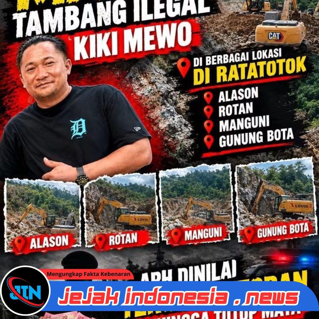 Dugaan “Setoran” Peti Ratatotok Mencuat, Nama Kiky Mewo Disebut: Warga Desak Propam Mabes Polri dan Kapolda Sulut Periksa Oknum-oknum Polres Mitra