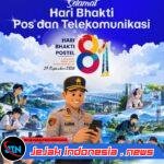 Sambut Hari Bhakti Pos dan Telekomunikasi ke-81, Kapolres Jember: Konektivitas Digital Pilar Kemajuan dan Tanggung Jawab Bersama