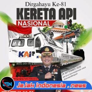 HUT ke-81 KAI, Kapolres Jember Tekankan Kolaborasi untuk Wujudkan Transportasi Aman dan Pelayanan Publik Berkualitas