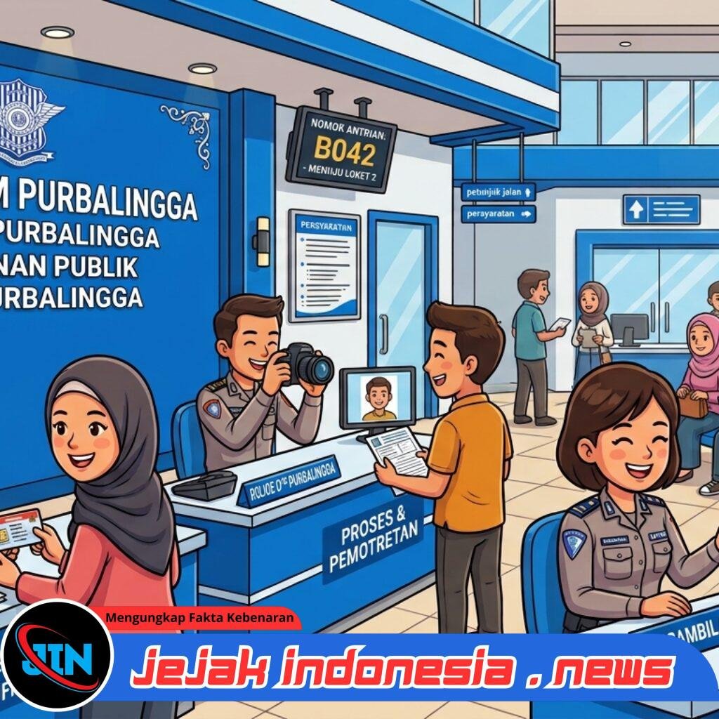 Pelayanan Humanis Satpas Purbalingga,Petugas Hadir Berikan Kemudahan Dan Kenyamanan.