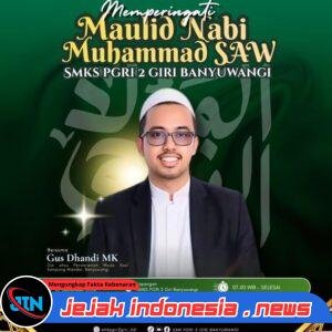 SMKS PGRI 2 Giri Banyuwangi Gelar Peringatan Maulid Nabi, Tanamkan Keteladanan Akhlak Rasulullah SAW