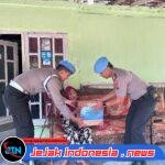*HUT Propam Polri ke-24, 15 Keluarga di Wonosari Terima Paket Sembako*