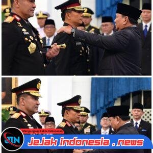 Prabowo Lantik Jenderal Suyudi Ario Seto sebagai Kapolri, Komjen Wahyu Hadiningrat Resmi Wakapolri