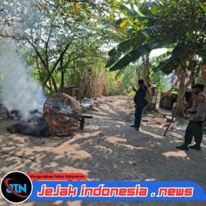 *Polsek Waru Bongkar Arena Sabung Ayam di Bungurasih Utara*