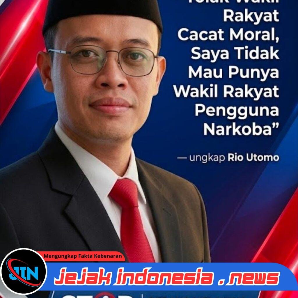 Tolak Wakil Rakyat Cacat Moral, Saya Tidak Mau Punya Wakil Rakyat Pengguna Narkoba