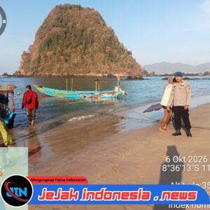 Satpolairud Polresta Banyuwangi Imbau Nelayan Pulau Merah Utamakan Keselamatan Saat Cuaca Buruk