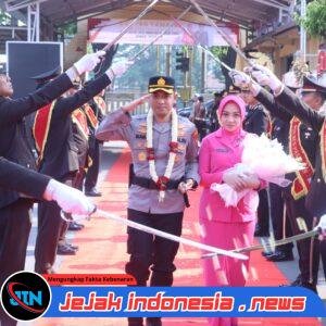 Farewell Parade Sertijab Kapolres Pasuruan, AKBP Irawan Setyono Resmi Lanjutkan Kepemimpinan