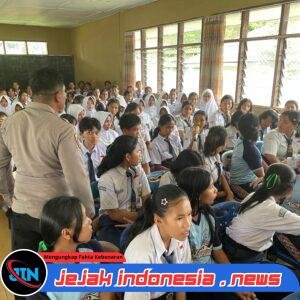 Polisi Bersama Masyarakat, Polres Simalungun Sosialisasikan SPMB SMA Kemala Taruna Bhayangkara ke Ratusan Pelajar di Jorlang Hataran