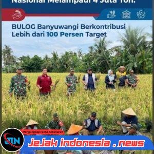 BULOG Banyuwangi Lampaui Target, Realisasi Capai 102,47 Persen