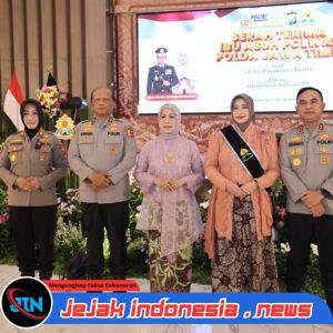 Jadi Ibu Asuh Polwan Polda Jatim, Ny. Lenia Dekananto Dorong Kesejahteraan dan Keharmonisan Keluarga Polri