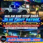 Malam Hari Tetap Siaga, Blue Light Patrol Sat Lantas Polres Simalungun Cegah Balap Liar dan Begal di Jalur Pematang Siantar–Perdagangan