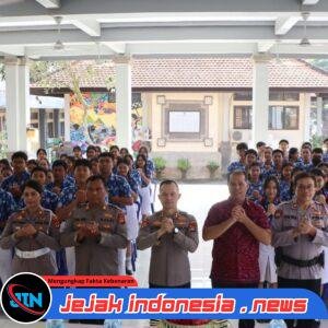 Kapolres Badung Tanamkan Disiplin Sejak Muda, Ajak Siswa SMAN 1 Mengwi Jauhi Narkoba dan Kenakalan Remaja