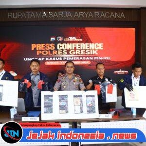 *Polres Gresik Gerak Cepat Amankan Sindikat DC Pinjol Fiktif di Lampung*