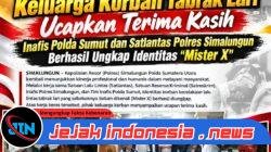 Inafis Polda Sumut dan Satlantas Polres Simalungun Ungkap Identitas “Mister X” Korban Tabrak Lari, Jenazah Diserahkan ke Keluarga