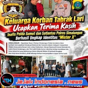Inafis Polda Sumut dan Satlantas Polres Simalungun Ungkap Identitas “Mister X” Korban Tabrak Lari, Jenazah Diserahkan ke Keluarga