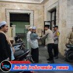 Kapolsek Gianyar Sampaikan Imbauan Pencegahan Bullying saat Subuh Keliling di Masjid Agung Al-A’la