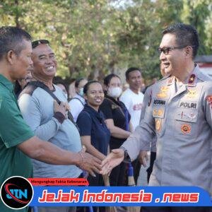 *GREEN POLICING Polda Bali: Wakapolda Pimpin Aksi Bersih Lingkungan dan Penanaman Pohon, Wujud Nyata Jaga Alam Bali*