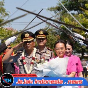 Farewell Parade Pisah Sambut Kapolresta Sidoarjo