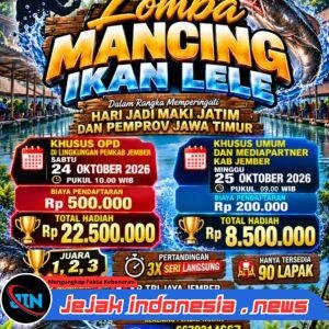 HUT ke-15 MAKI Jatim, Lomba Mancing di Jember Jadi Sarana Perkuat Sinergi Pemerintah dan Masyarakat
