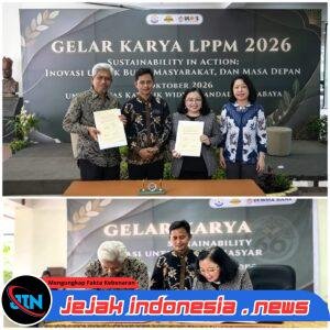 Wujudkan Desa Berkelanjutan, Kades Curah Cottok Resmi Teken MoU dengan UKWMS di Gelar Karya LPPM 2026