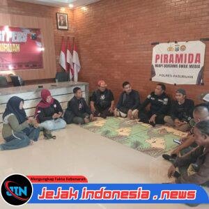 PIRAMIDA Polres Pasuruan, Ngopi Bersama Awak Media Perkuat Sinergi dan Komunikasi