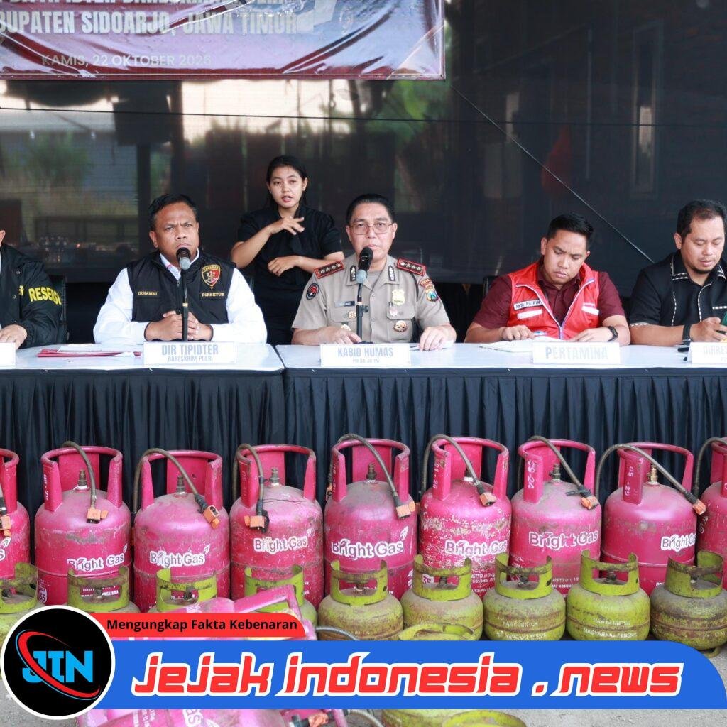 *Bareskrim Ungkap Penyalahgunaan LPG Bersubsidi di Sidoarjo, Sita 1.820 Tabung dan Tetapkan Dua Tersangka*