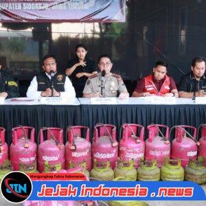 *Bareskrim Ungkap Penyalahgunaan LPG Bersubsidi di Sidoarjo, Sita 1.820 Tabung dan Tetapkan Dua Tersangka*