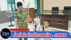 Tanamkan Cinta Tanah Air Sejak Dini, TK Pertiwi 35 Temenggungan Kenalkan Dunia TNI di Kodim Banyuwangi