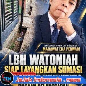 LBH WATONIAH SIAP LAYANGKAN SOMASI TERKAIT PEMASANGAN TIANG WIFI MYREPUBLIC DI BANYUWANGI, DUGAAN PELANGGARAN HAK WARGA DISOROT