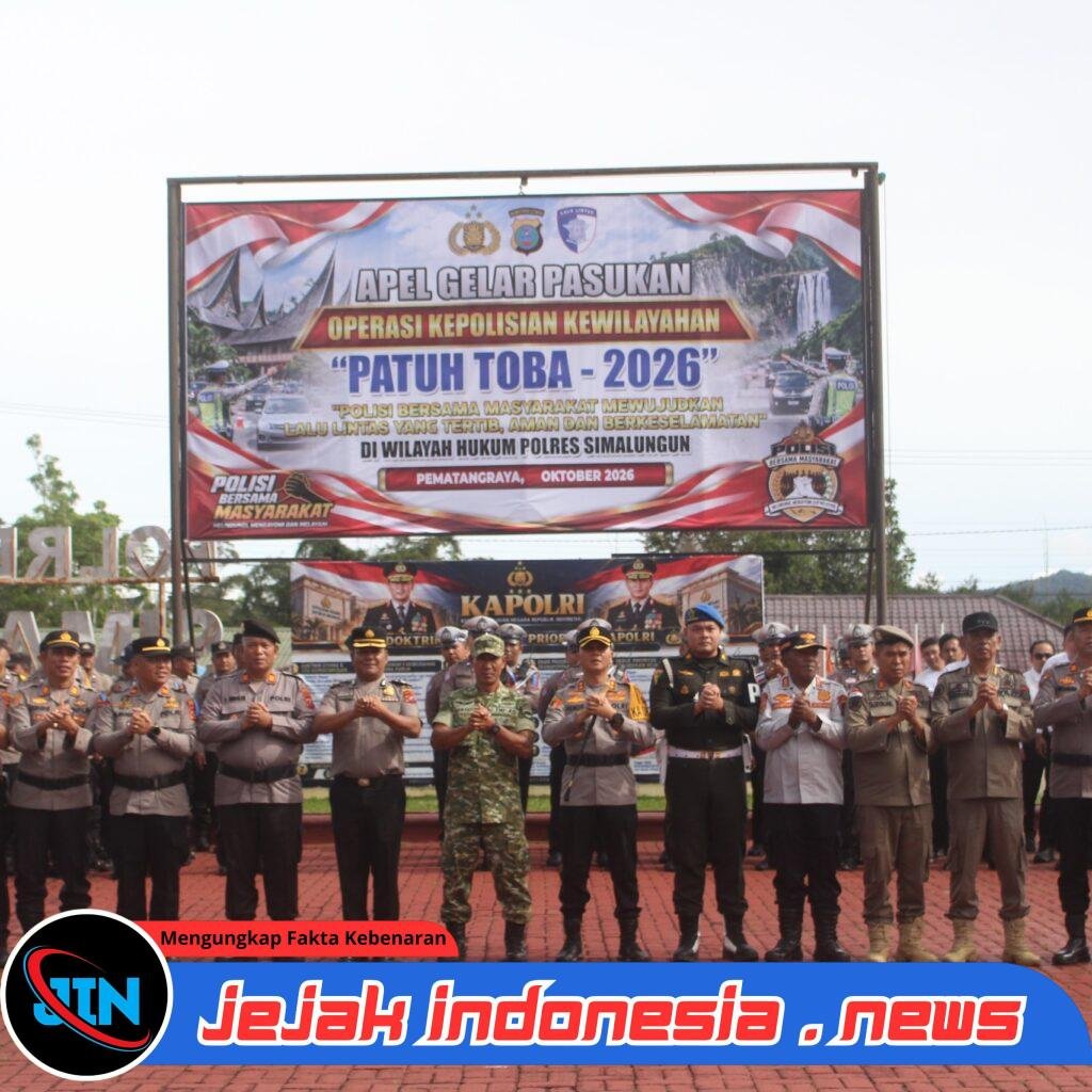 Apel Gelar Pasukan Operasi Patuh Toba-2026 Digelar di Mapolres Simalungun, Kapolres: Kepatuhan Berlalu Lintas Harus Jadi Budaya