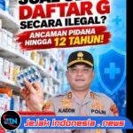 KAPOLRES JEMBER AKBP ALAIDDIN INGATKAN BAHAYA PEREDARAN OBAT DAFTAR G ILEGAL, MASYARAKAT DIMINTA BERANI MELAPOR