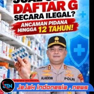 KAPOLRES JEMBER AKBP ALAIDDIN INGATKAN BAHAYA PEREDARAN OBAT DAFTAR G ILEGAL, MASYARAKAT DIMINTA BERANI MELAPOR