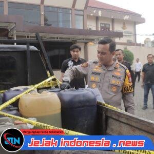 *Polres Blitar Ungkap Kasus Dugaan Penimbunan 1.030 Liter BBM Bersubsidi*