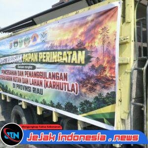 Karhutla Mereda, Polda Riau Siapkan 260 Plang Cegah Kebakaran Berulang